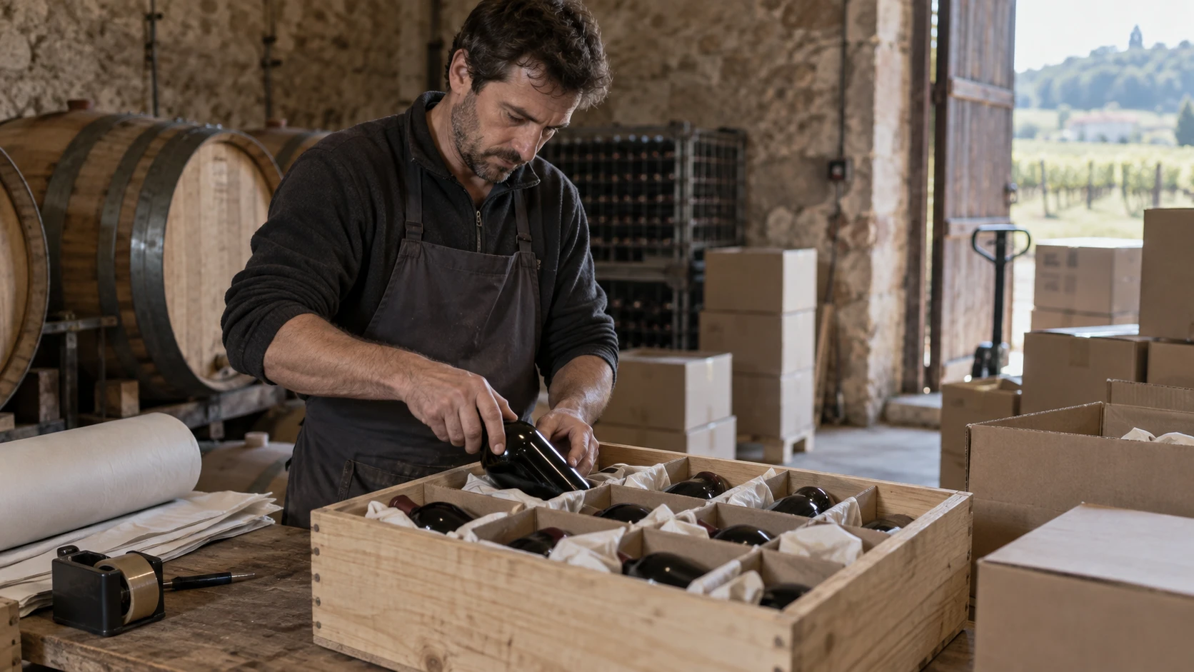 Entreprise : comment expédier une caisse de vin à vos collaborateurs ?