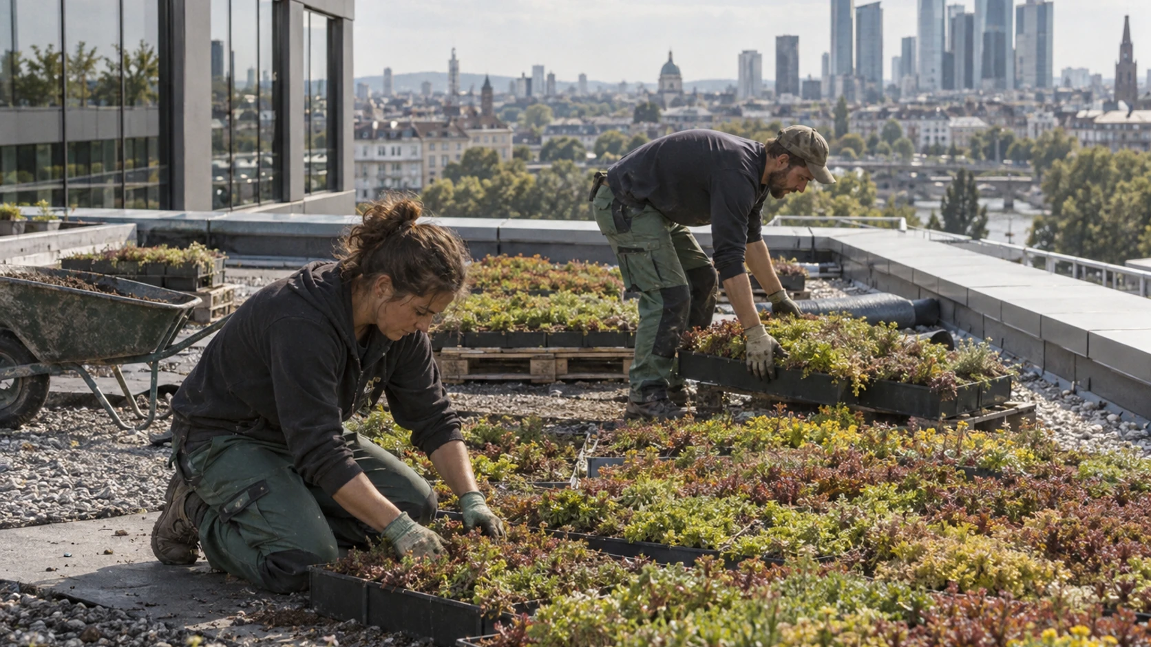 La toiture végétale : le concept en vogue des entreprises modernes