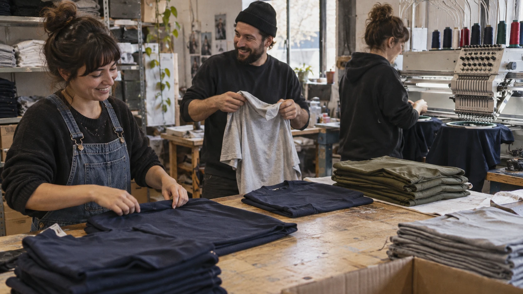Pour une petite entreprise, le textile de marque peut devenir un média vraiment utile