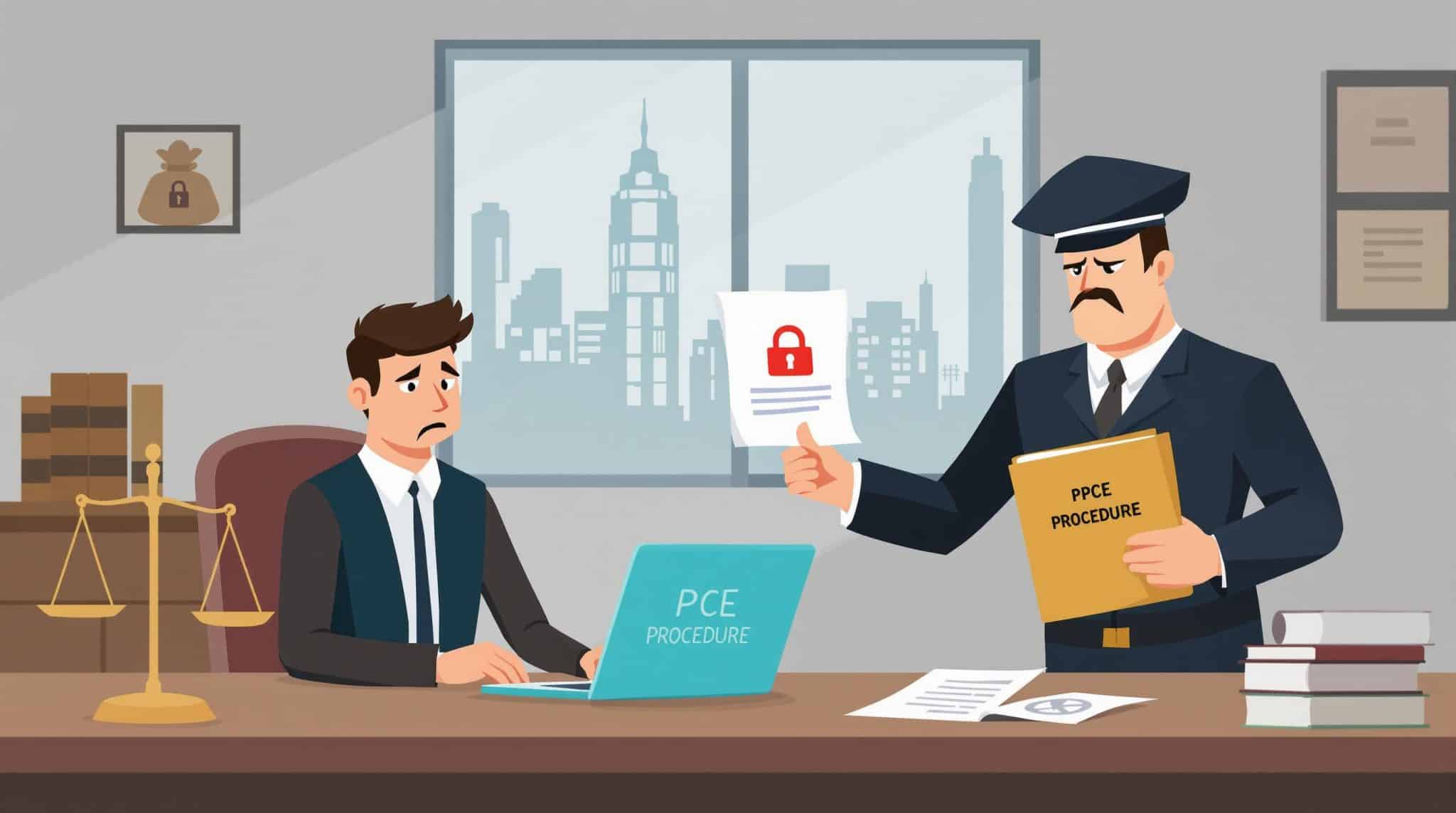 Comprendre le blocage PCE : un outil juridique de recouvrement des dettes