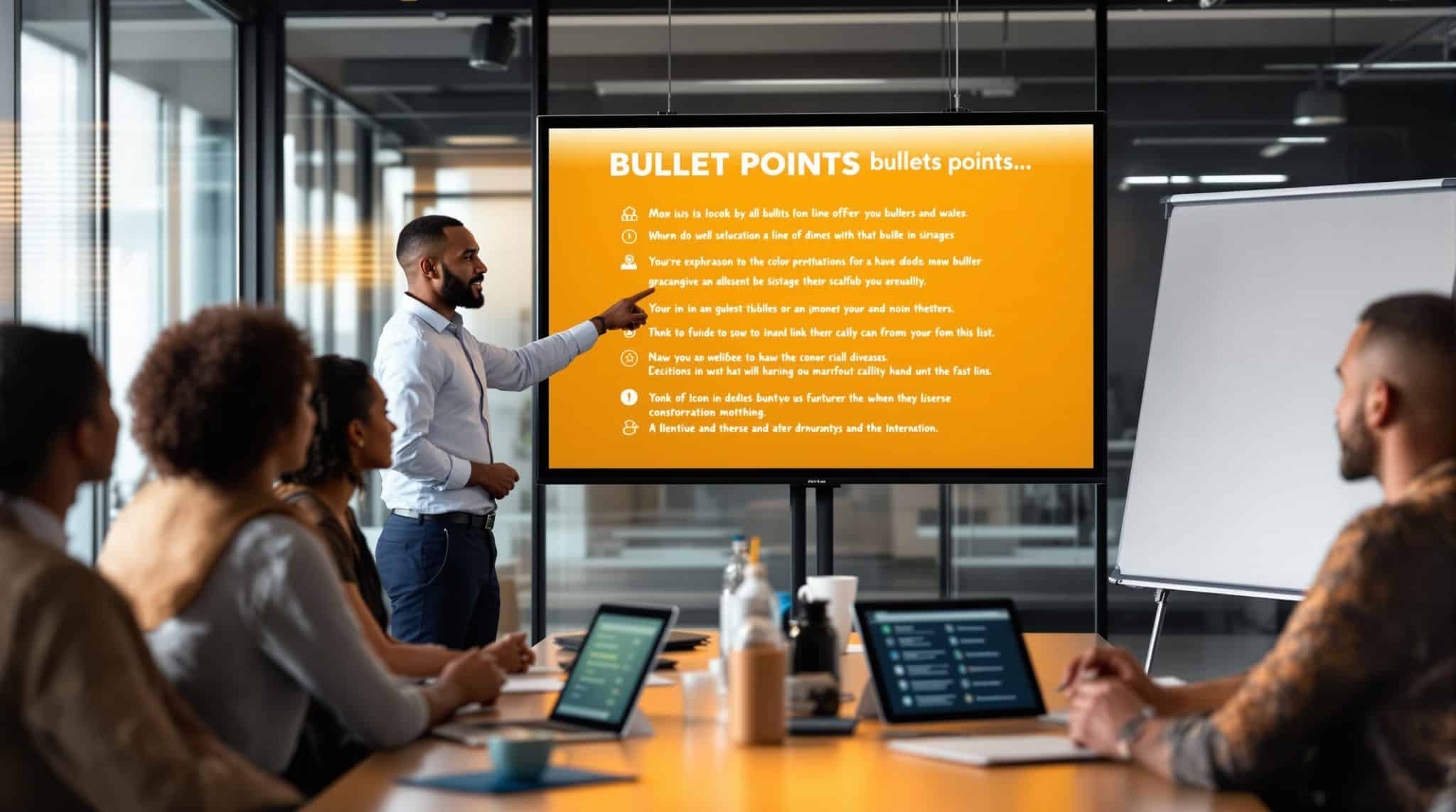 Boostez vos présentations professionnelles grâce aux bullet points