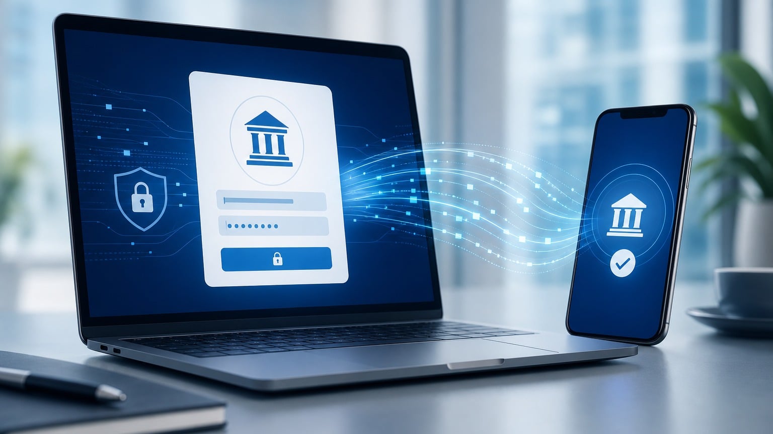 Initiation de paiement sécurisée entre ordinateur et smartphone