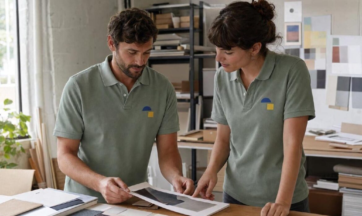 Textile de marque pour petite entreprise