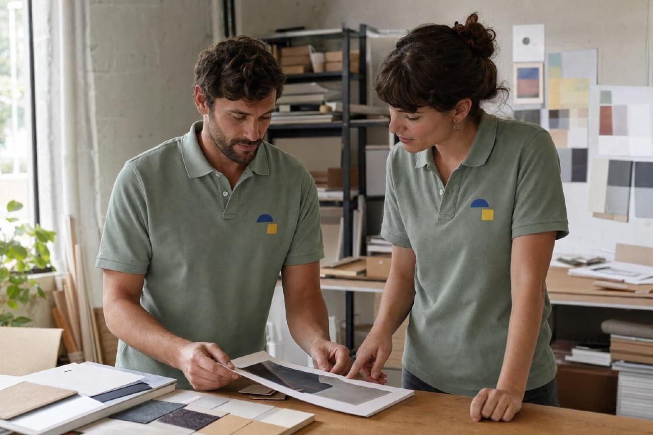 Textile de marque pour petite entreprise